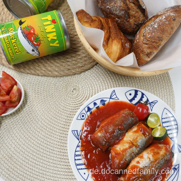 Docaned Food Nahrungsmittel Makrele in Tomatensauce